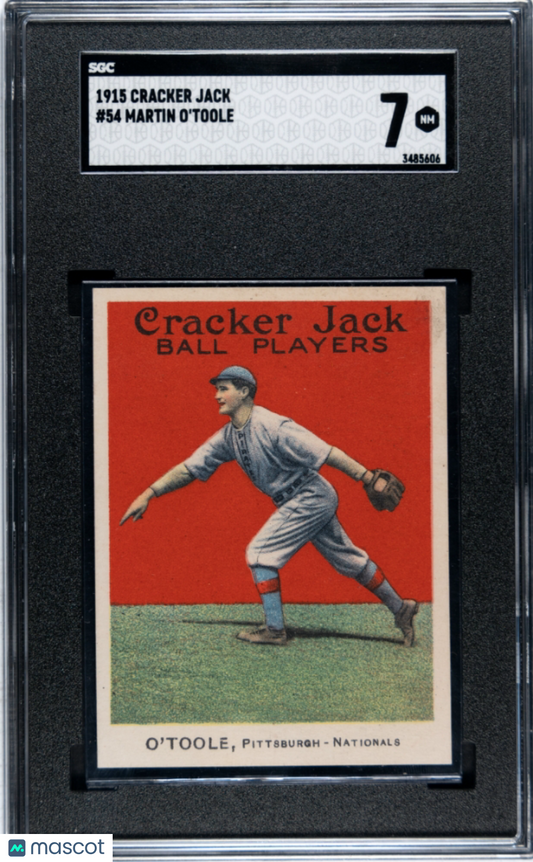 1915 Cracker Jack Martin O'toole #54 SGC 7