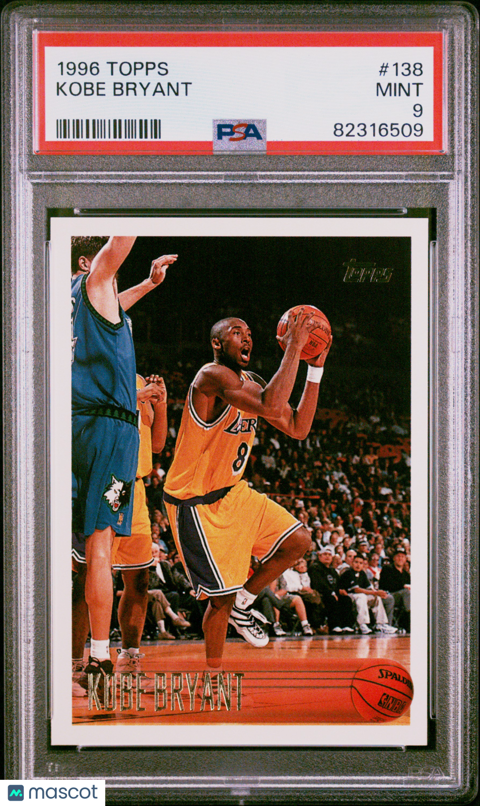 1996 Topps Kobe Bryant #138 PSA 9