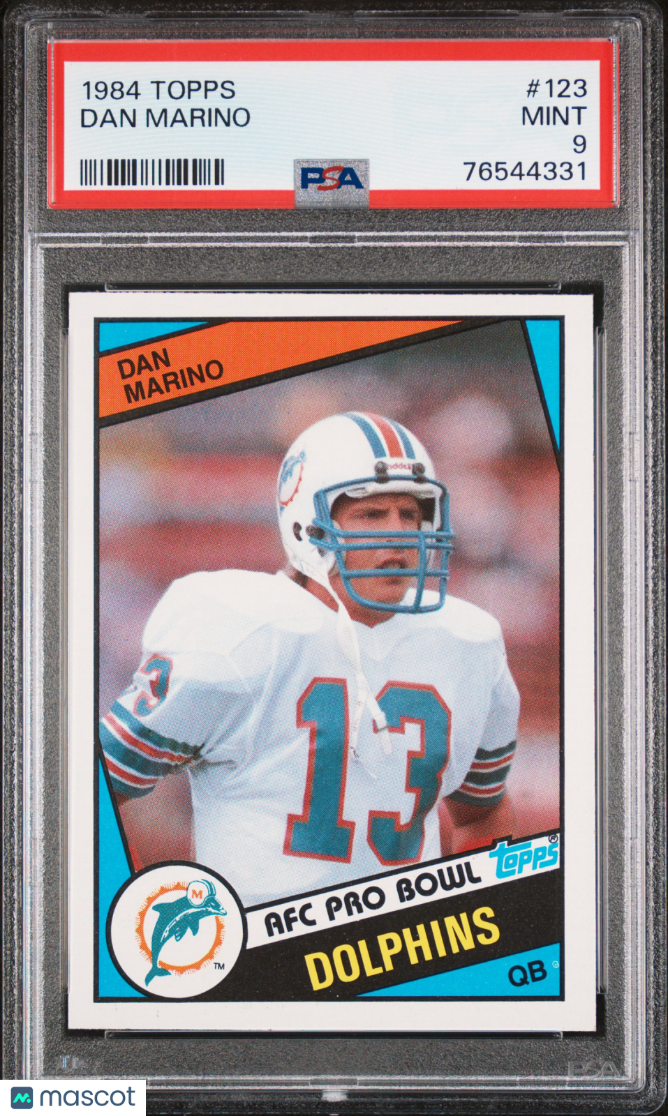1984 Topps Dan Marino #123 PSA 9