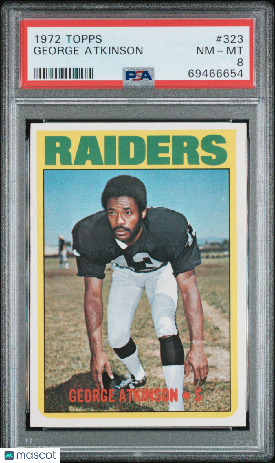 1972 Topps George Atkinson #323 PSA 8
