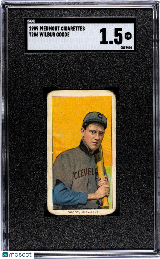 1909 Piedmont Cigarettes (T206) Wilbur Goode SGC 1.5