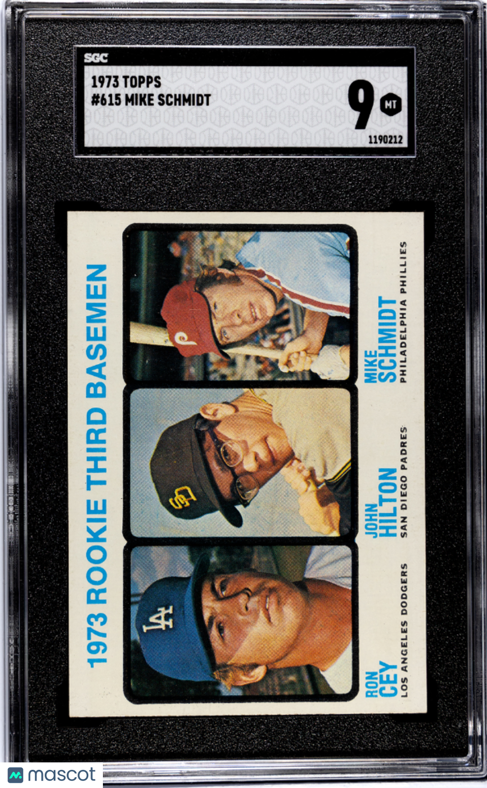 1973 Topps Mike Schmidt #615 SGC 9