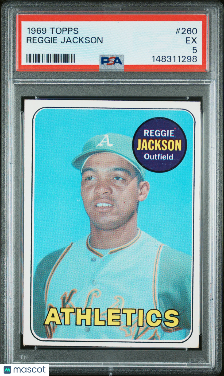 1969 Topps Reggie Jackson #260 PSA 5