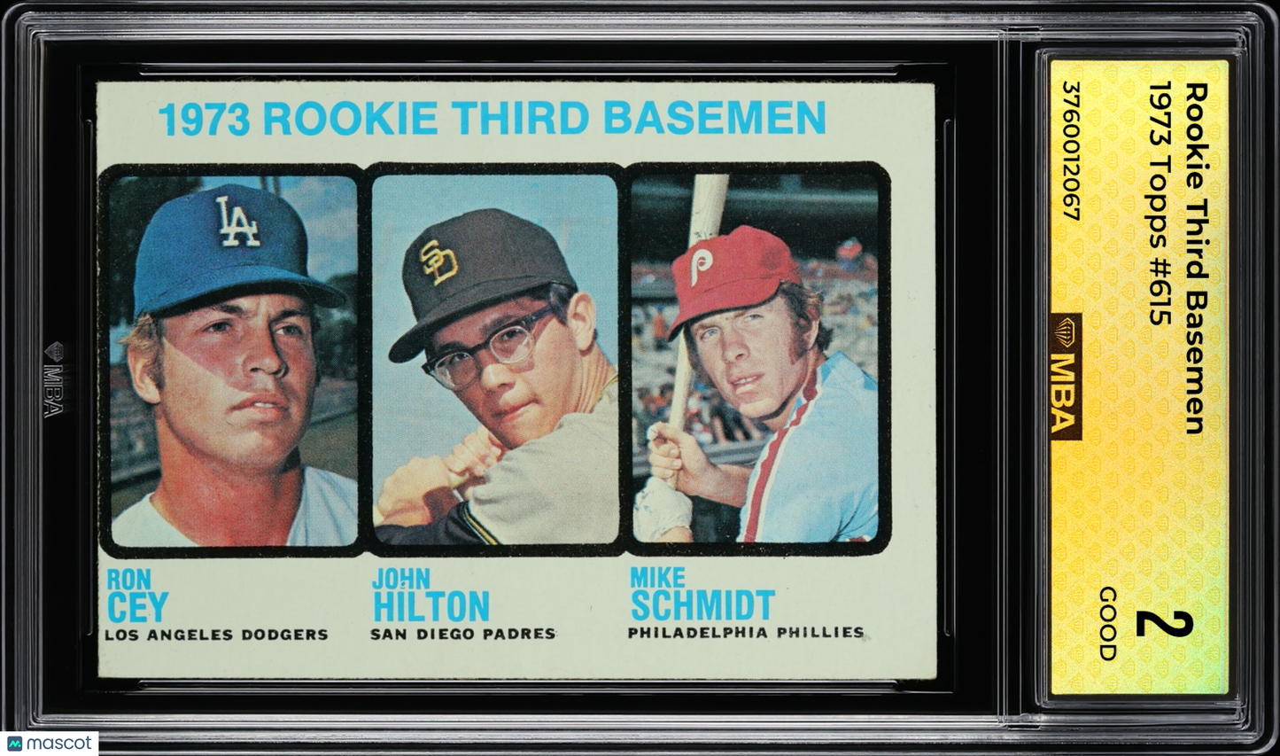 1973 Topps Rookie Third Basemen #615 MBA 2 RC