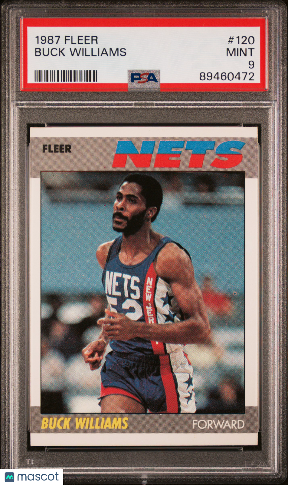 1987 Fleer Buck Williams #120 PSA 9