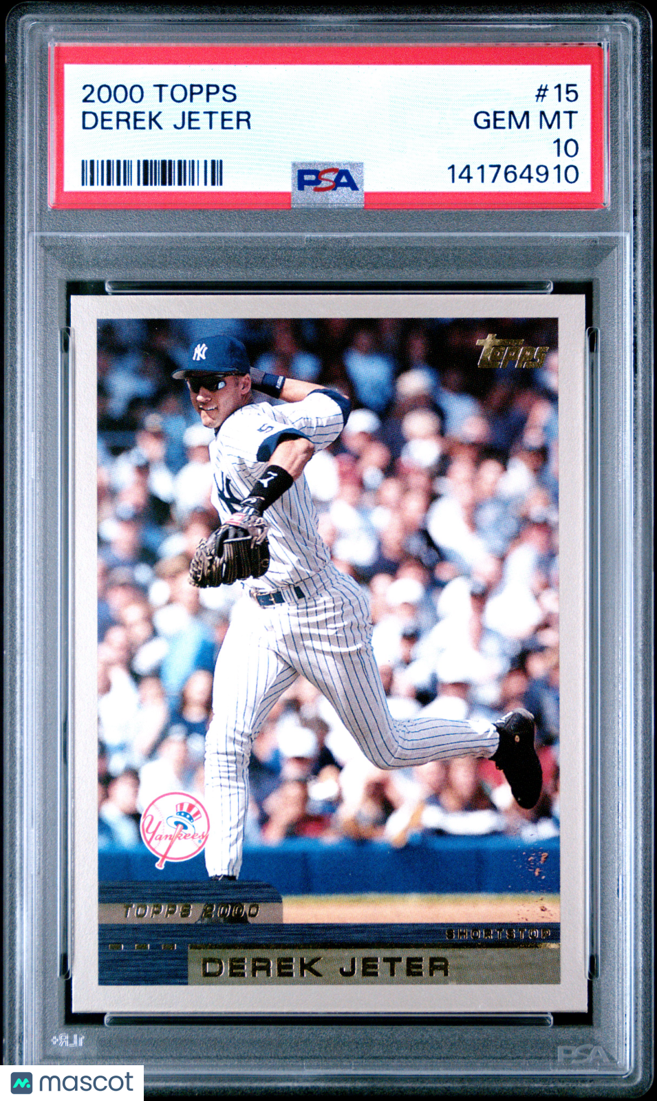 2000 Topps Derek Jeter #15 PSA 10