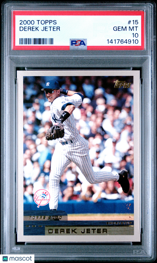 2000 Topps Derek Jeter #15 PSA 10