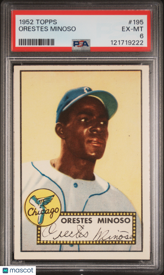 1952 Topps Orestes Minoso #195 PSA 6