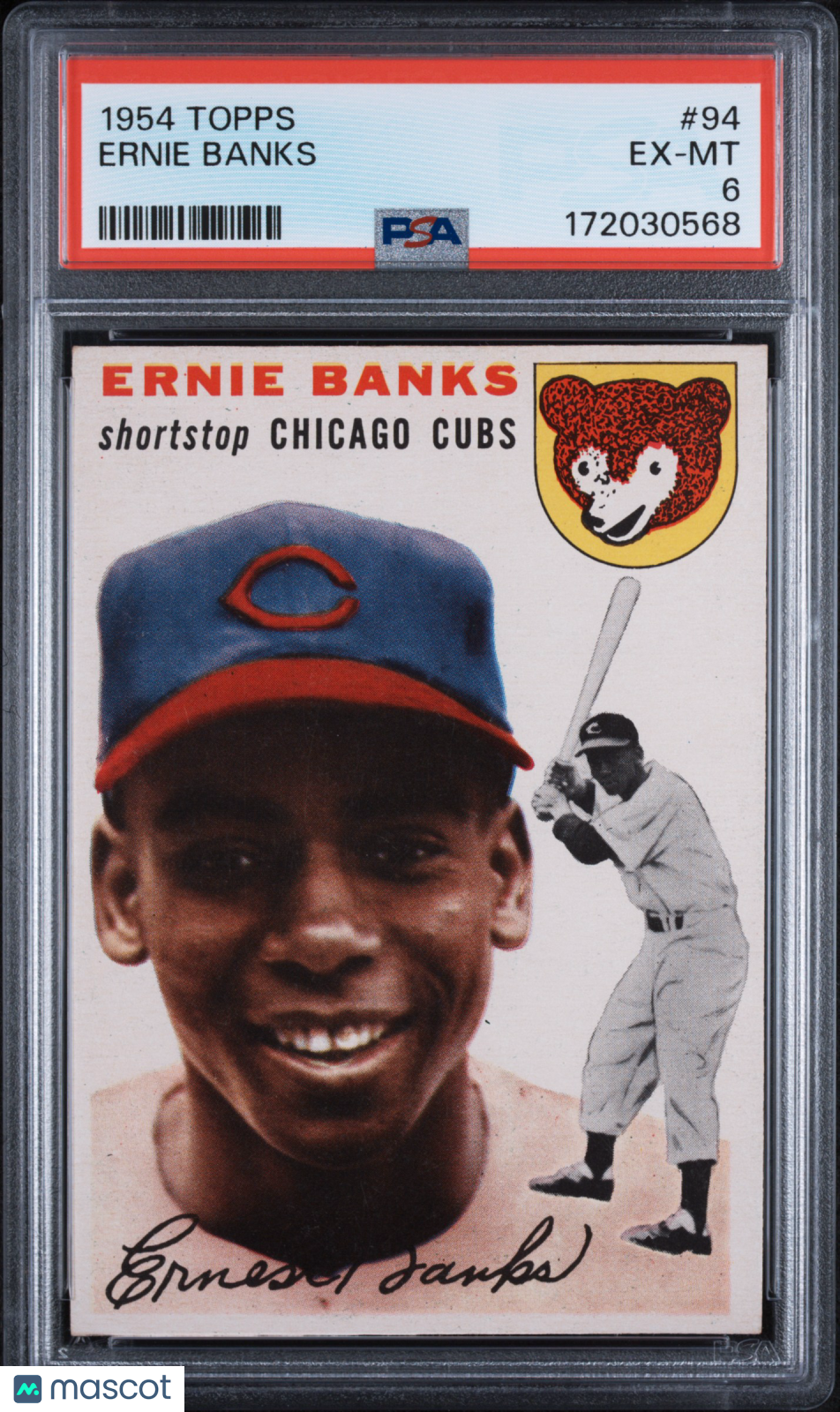 1954 Topps Ernie Banks #94 PSA 6