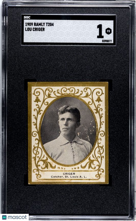 1909 Ramly T204 Lou Criger SGC 1