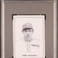 1950 Callahan Hall Of Fame Harry Heilmann Complete Black Frame PSA 9