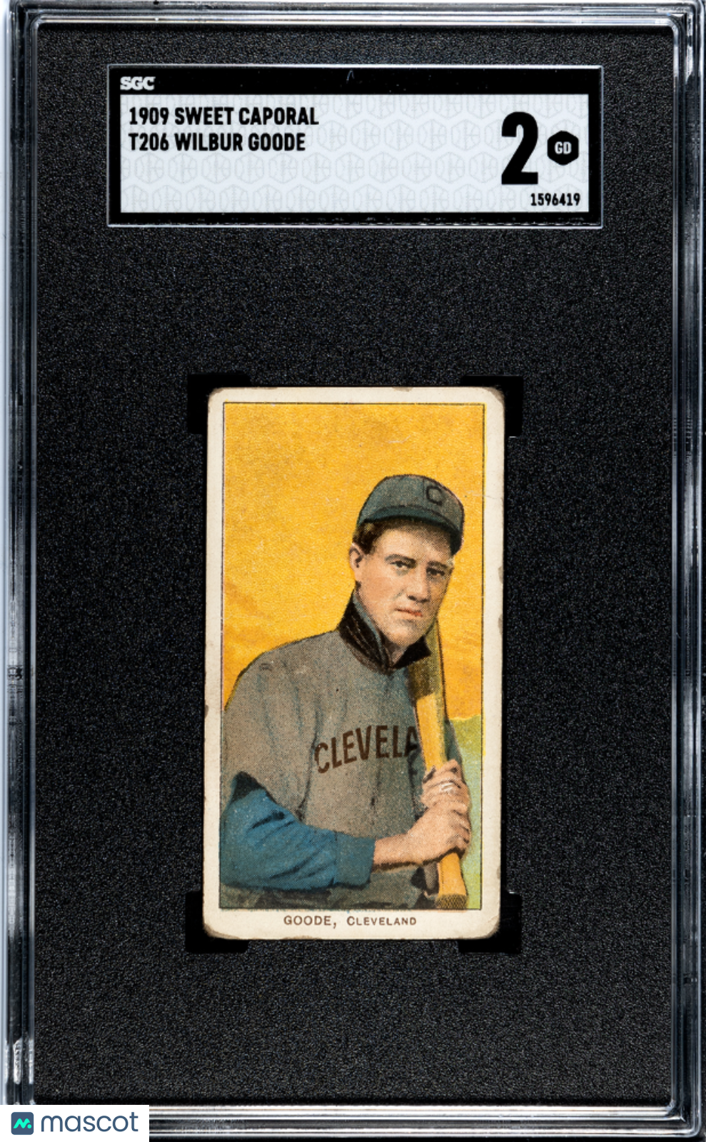 1909 Sweet Caporal (T206) Wilbur Goode SGC 2