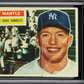 1956 Topps Mickey Mantle #135 White Back MBA 1