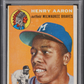 1954 Topps Henry Aaron #128 PSA 2