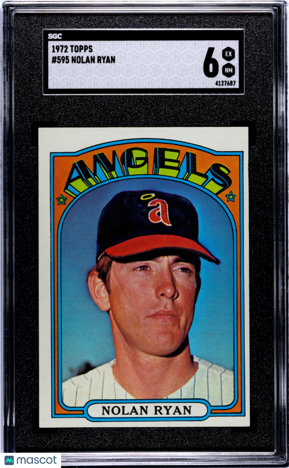 1972 Topps Nolan Ryan #595 SGC 6