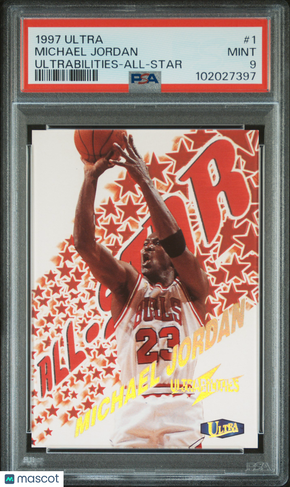1997 Ultra Ultrabilities Michael Jordan #1 All Star PSA 9