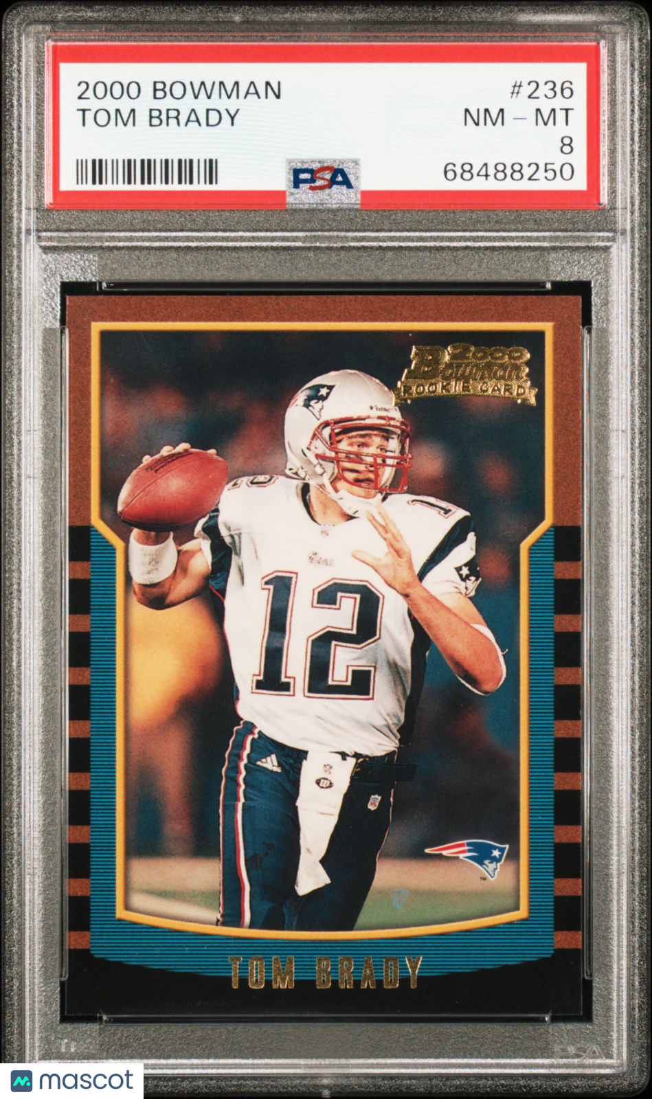 2000 Bowman Tom Brady #236 PSA 8