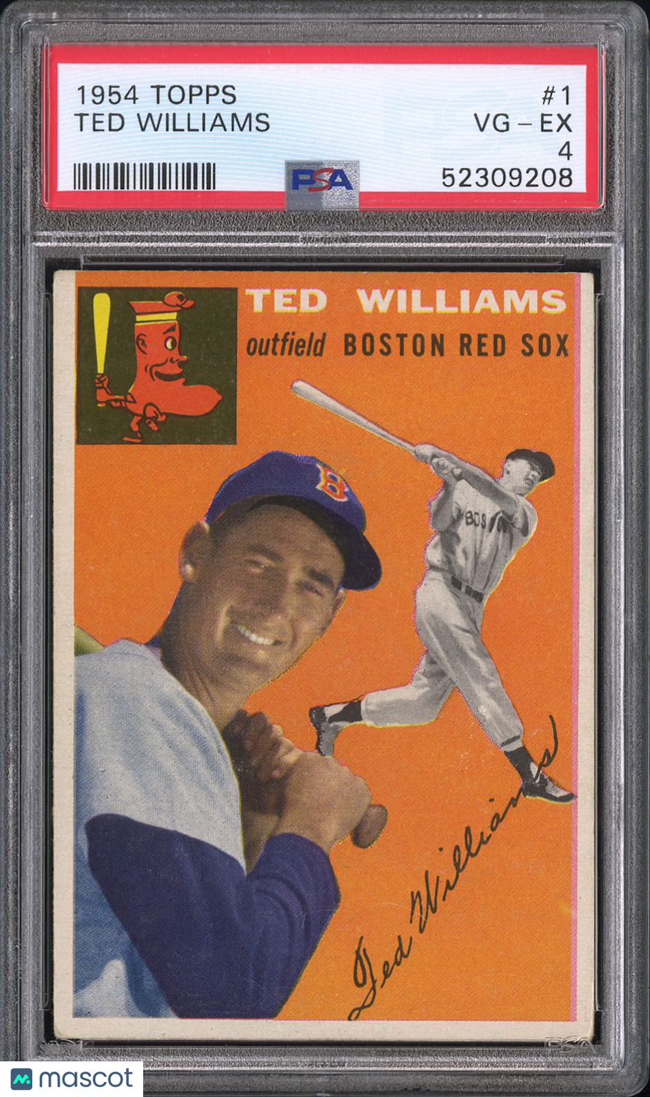 1954 Topps Ted Williams #1 PSA 4