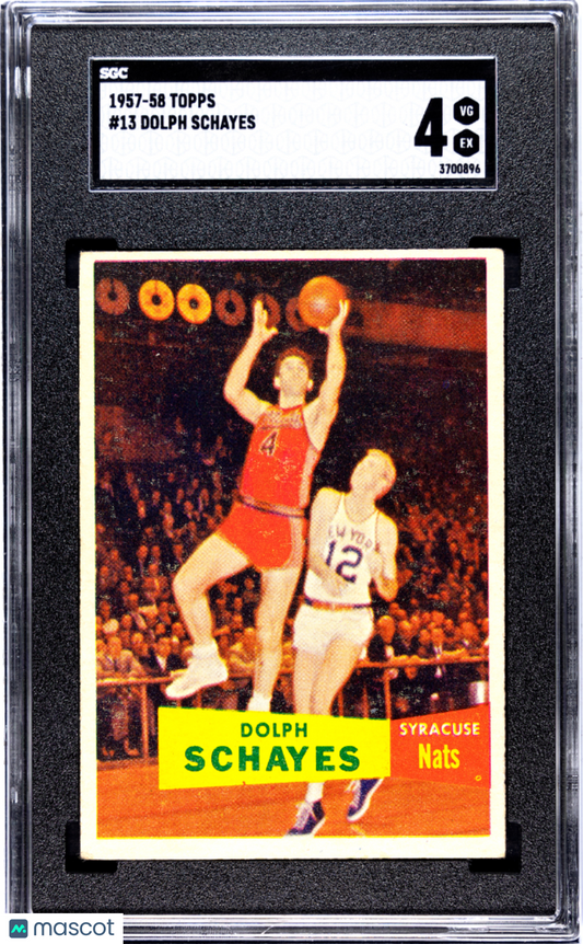 1957 Topps Dolph Schayes #13 SGC 4