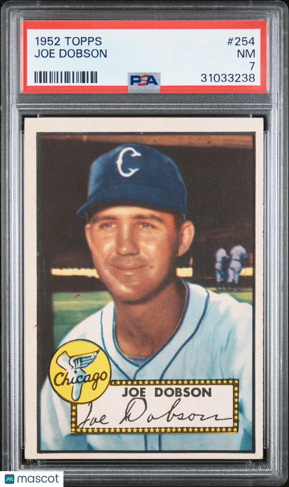 1952 Topps Joe Dobson #254 PSA 7