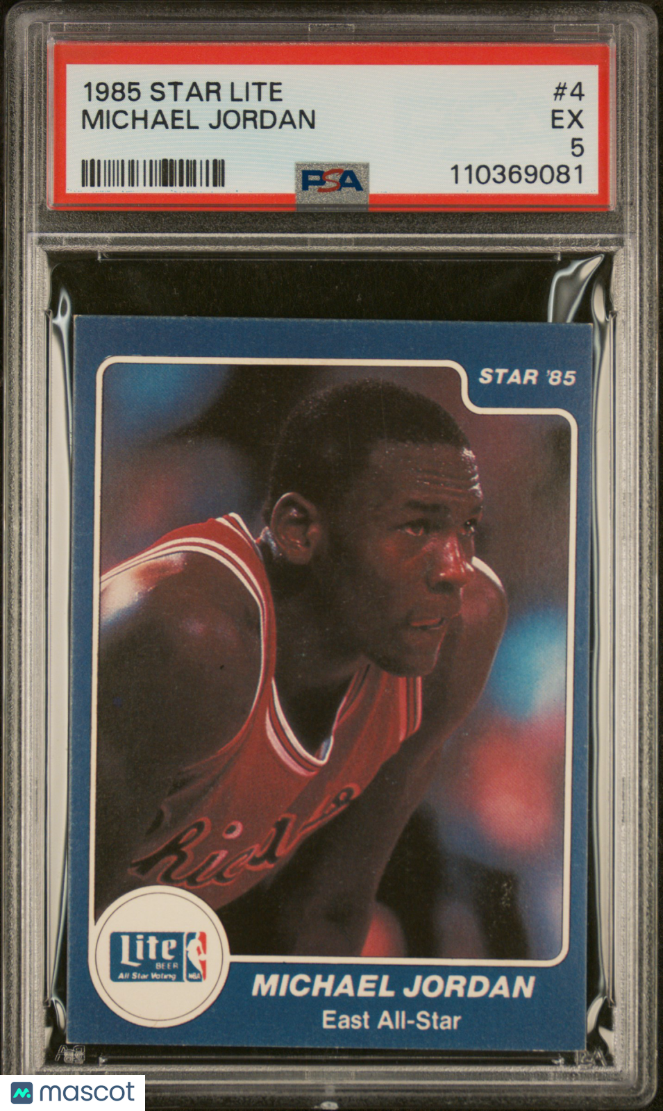 1985 Star Lite Michael Jordan #4 PSA 5