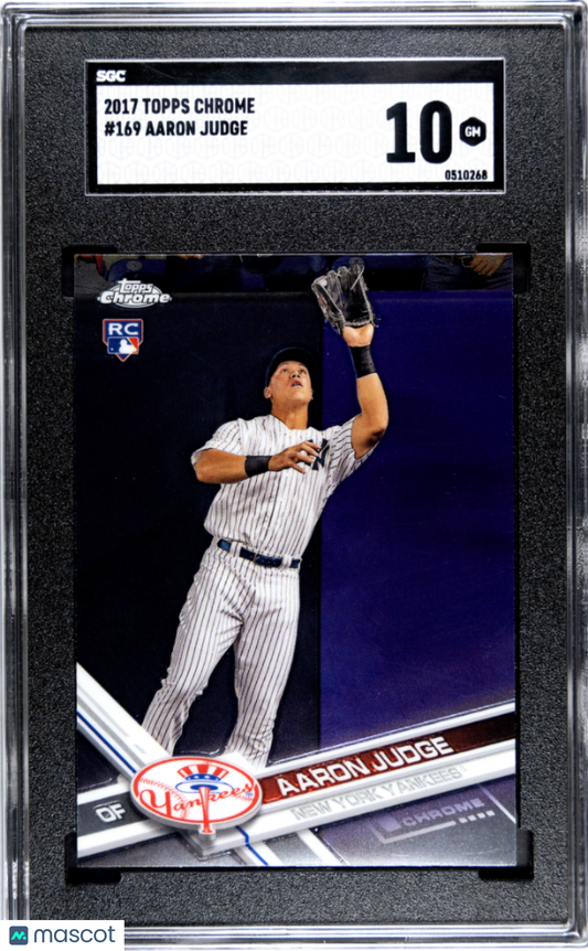 2017 Topps Chrome Aaron Judge #169 SGC 10