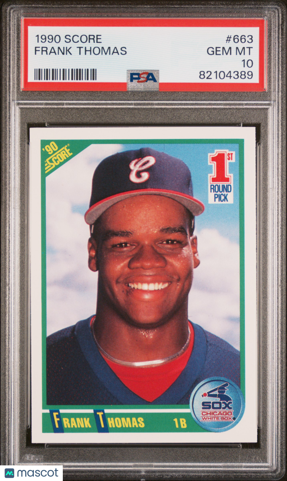 1990 Score Frank Thomas #663 PSA 10