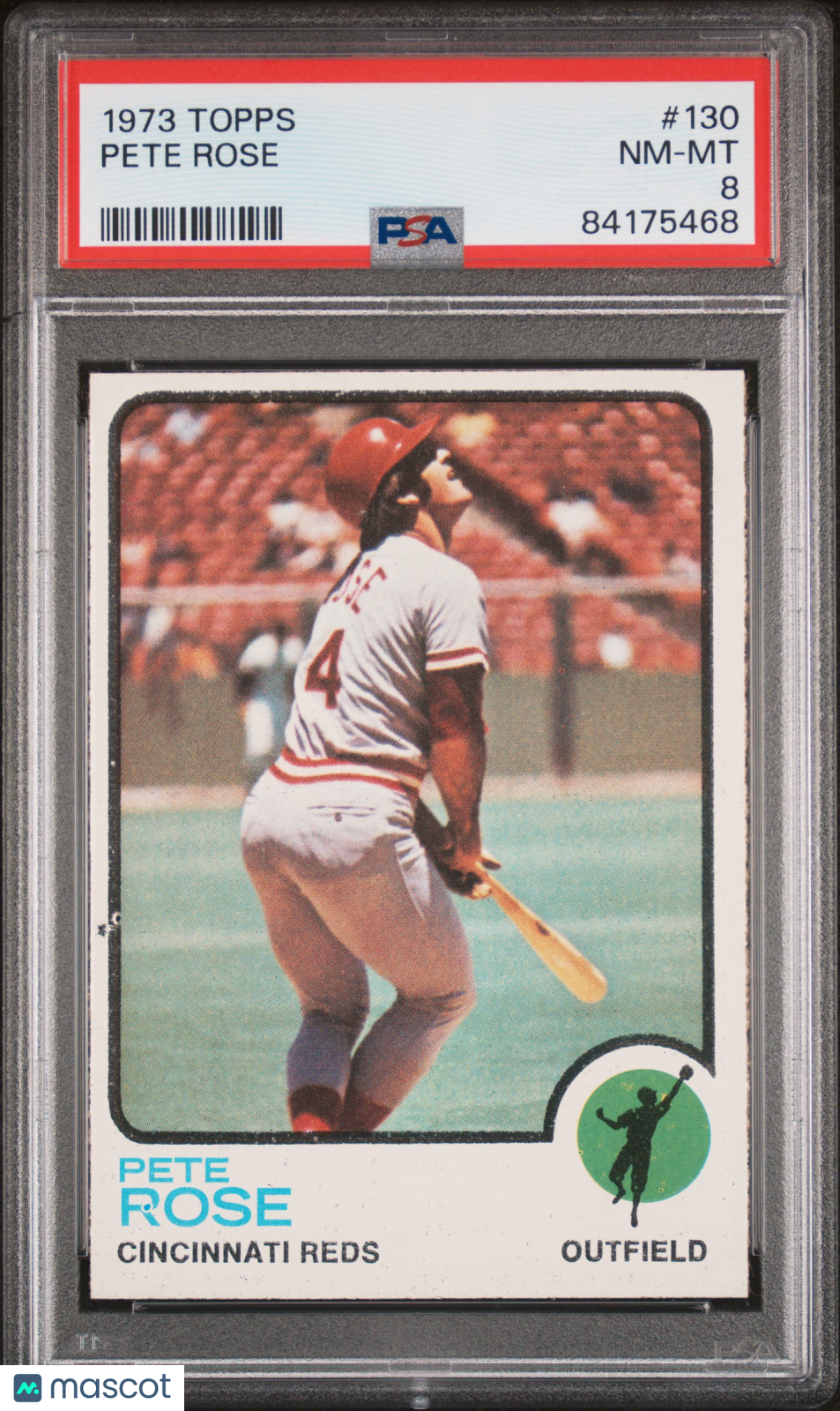 1973 Topps Pete Rose #130 PSA 8
