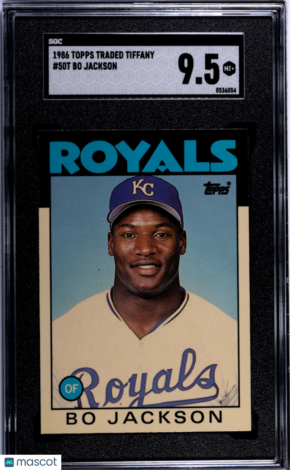 1986 Topps Traded Tiffany Bo Jackson #50T SGC 9.5