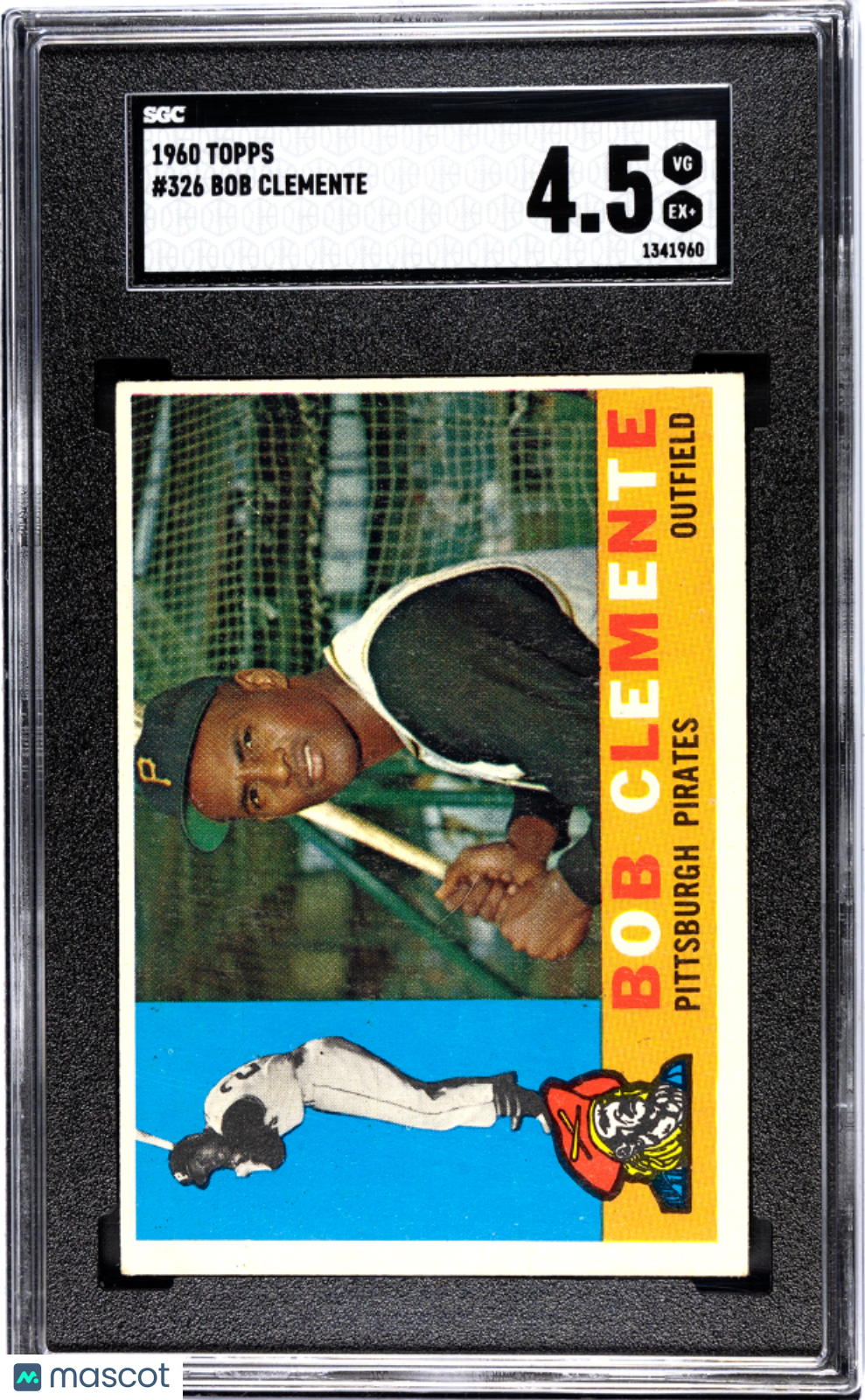 1960 Topps Bob Clemente #326 SGC 4.5