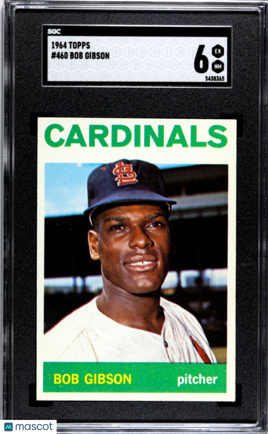 1964 Topps Bob Gibson #460 SGC 6