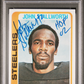1978 Topps John Stallworth #320 PSA 9 Auto 9