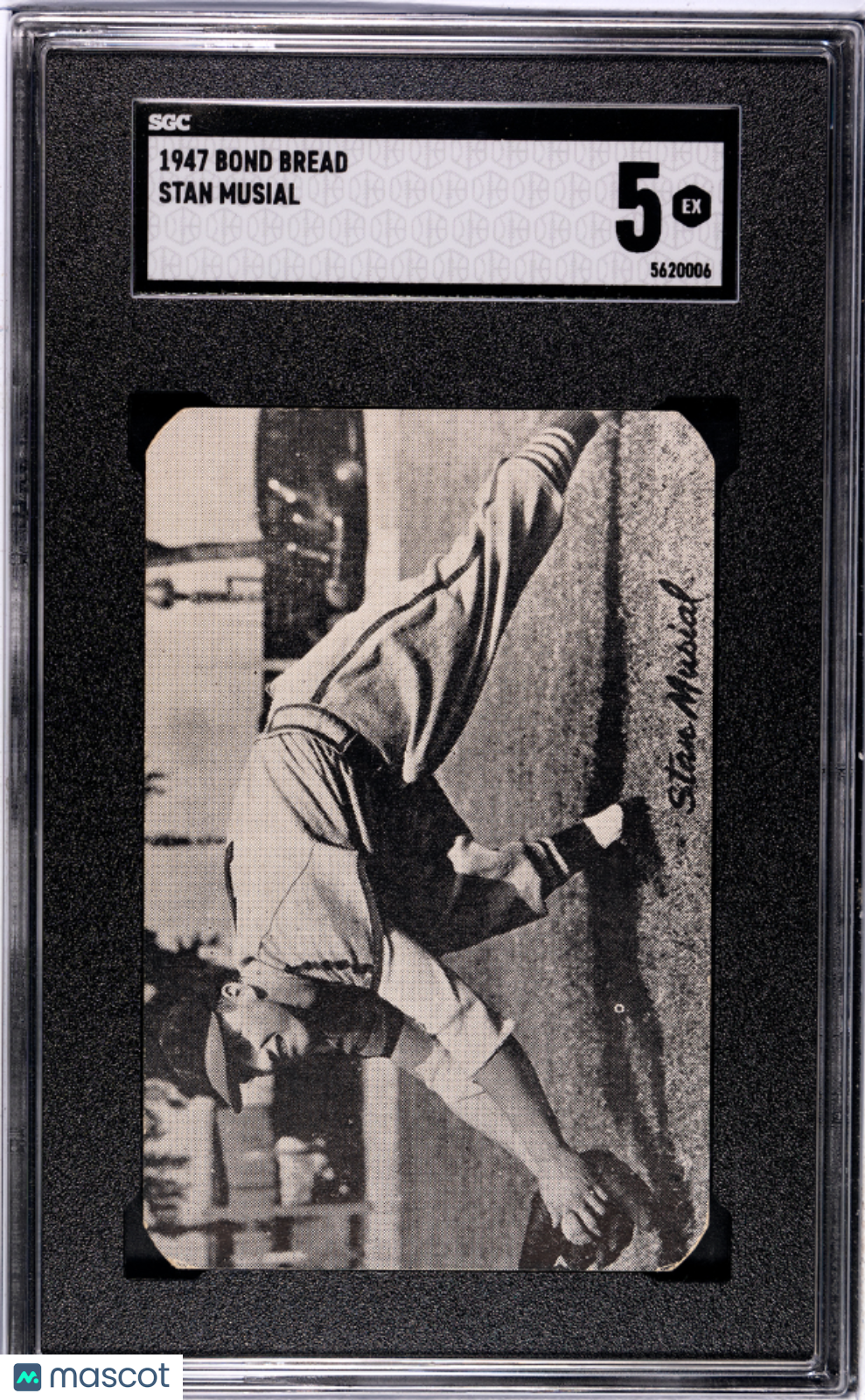 1947 Bond Bread Stan Musial SGC 5