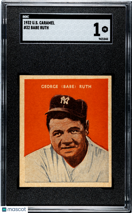 1932 U.S. Caramel Babe Ruth #32 SGC 1