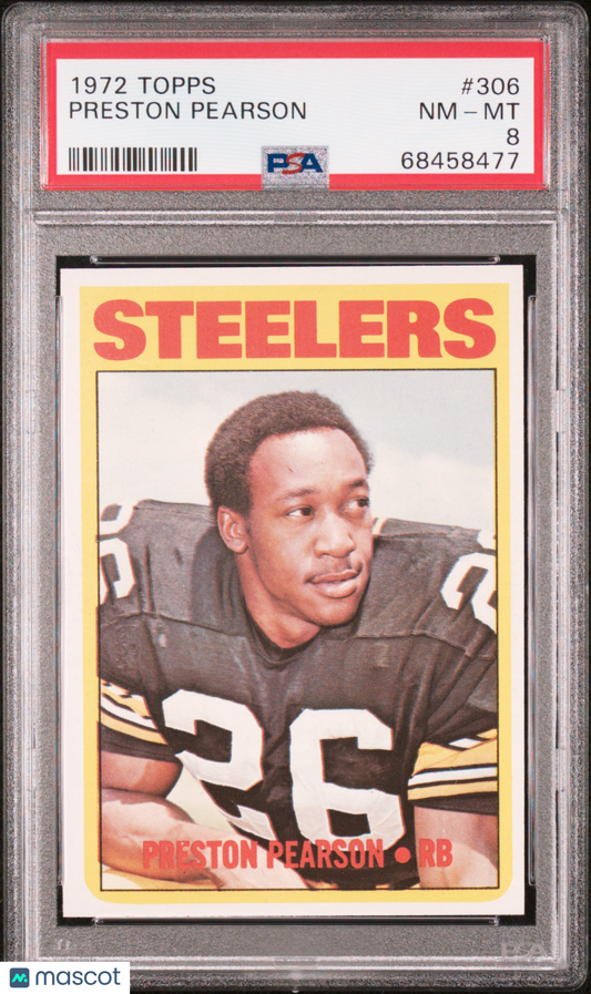 1972 Topps Preston Pearson #306 PSA 8