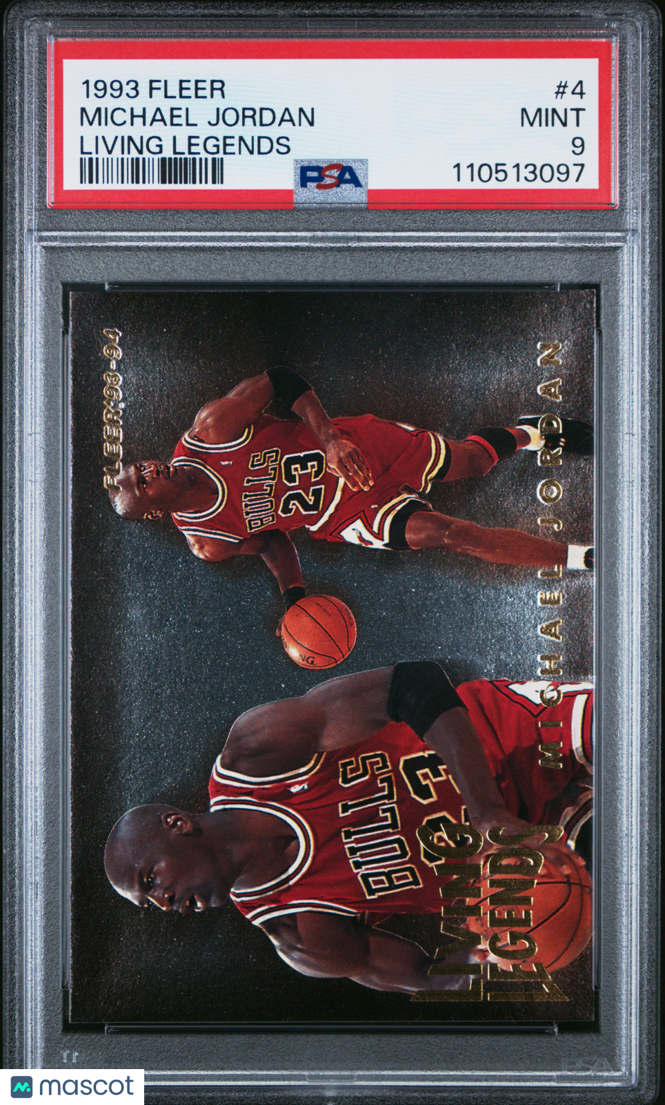 1993 Fleer Living Legends Michael Jordan #4 PSA 9