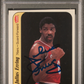 1986 Fleer Sticker Julius Erving #5 PSA A Auto 10