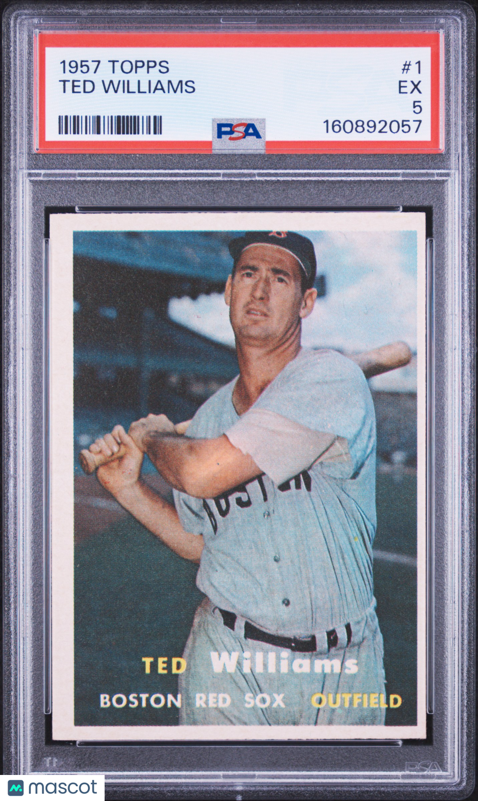 1957 Topps Ted Williams #1 PSA 5