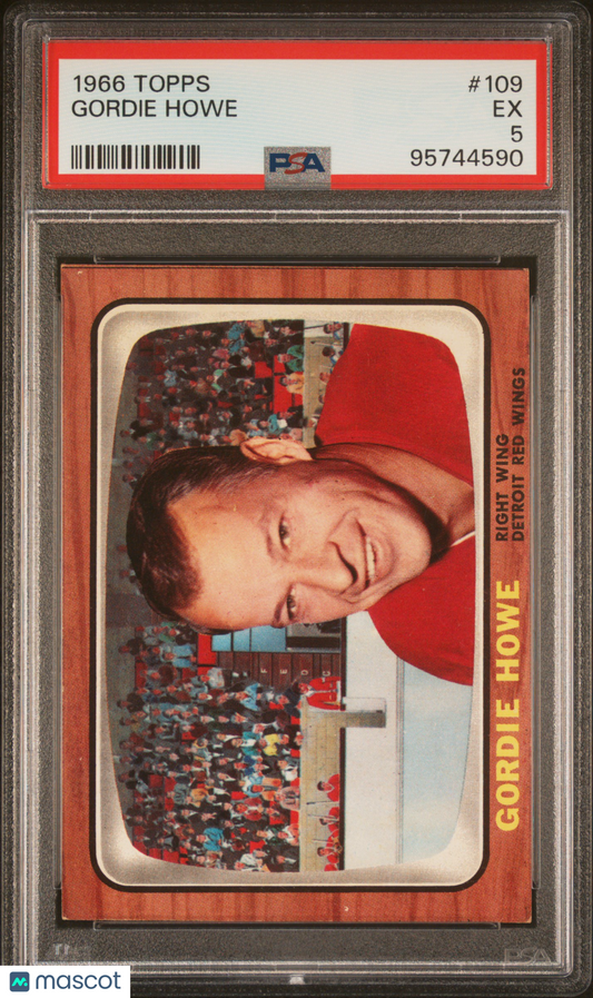 1966 Topps Gordie Howe #109 PSA 5
