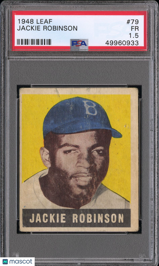 1948 Leaf Jackie Robinson #79 PSA 1.5