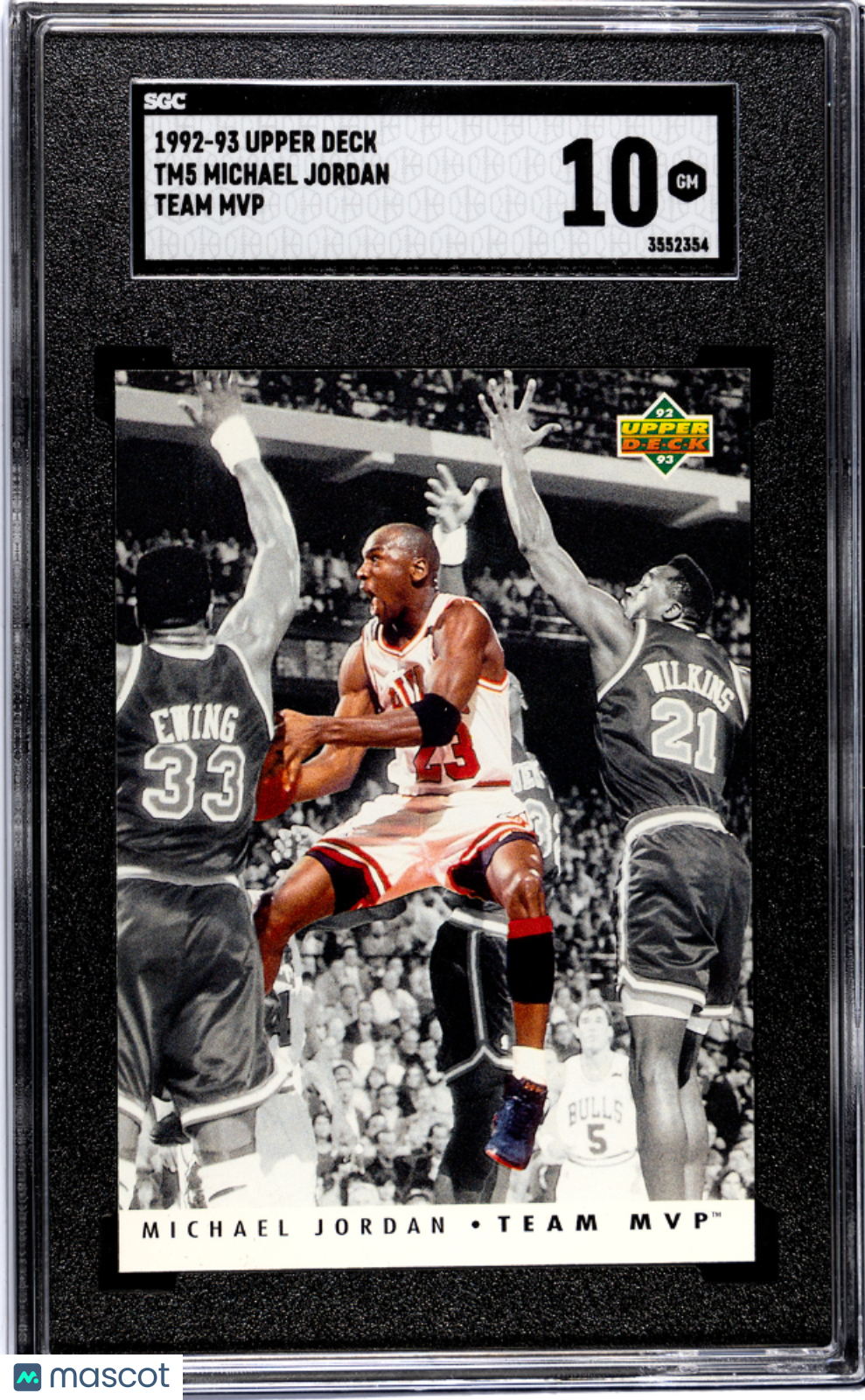 1992 Upper Deck Michael Jordan #TM5 Team MVP SGC 10