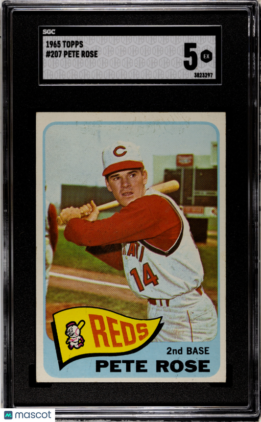 1965 Topps Pete Rose #207 SGC 5