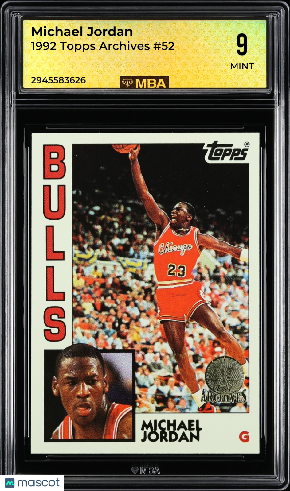 1992 Topps Archives Michael Jordan #52 MBA 9