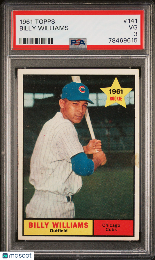 1961 Topps Billy Williams #141 PSA 3