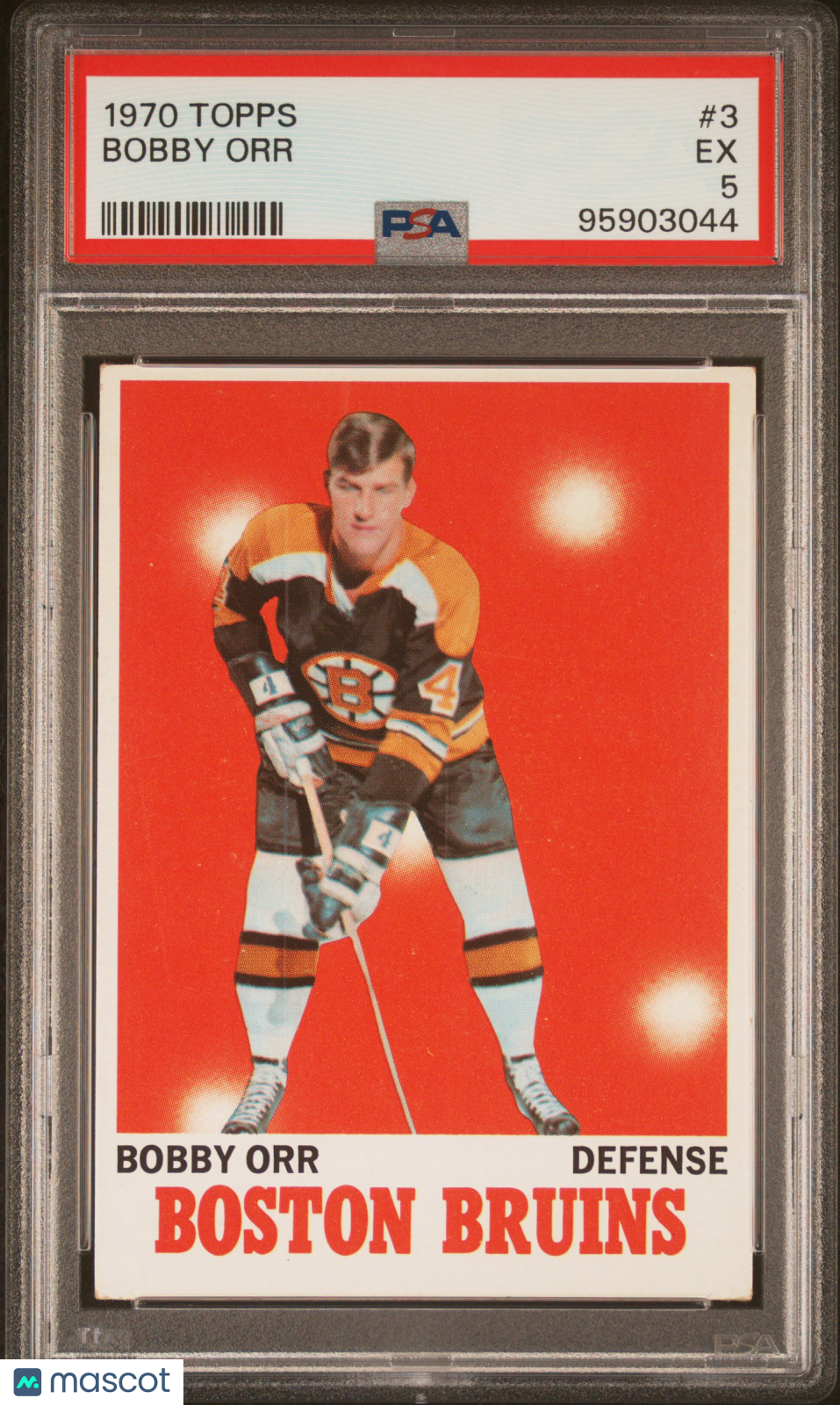 1970 Topps Bobby Orr #3 PSA 5