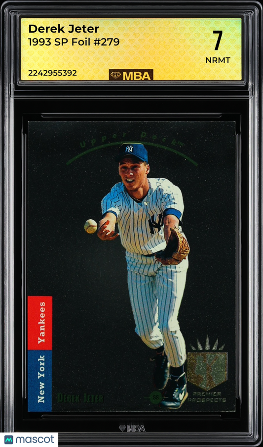 1993 SP Derek Jeter #279 Foil MBA 7