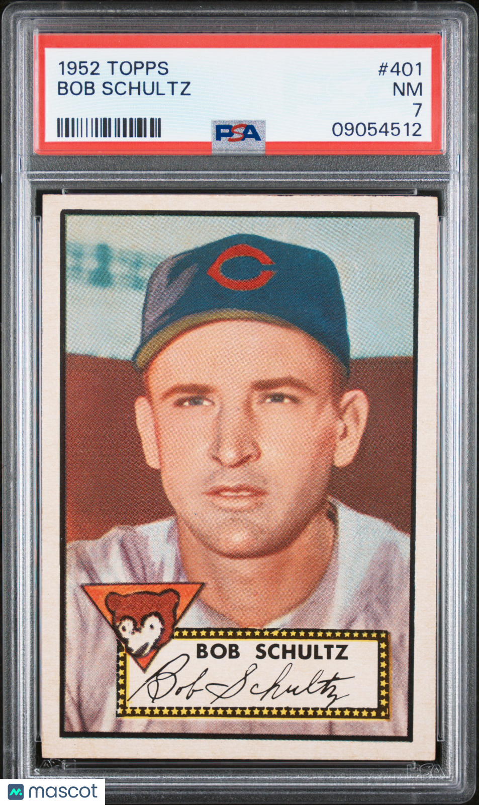 1952 Topps Bob Schultz #401 PSA 7