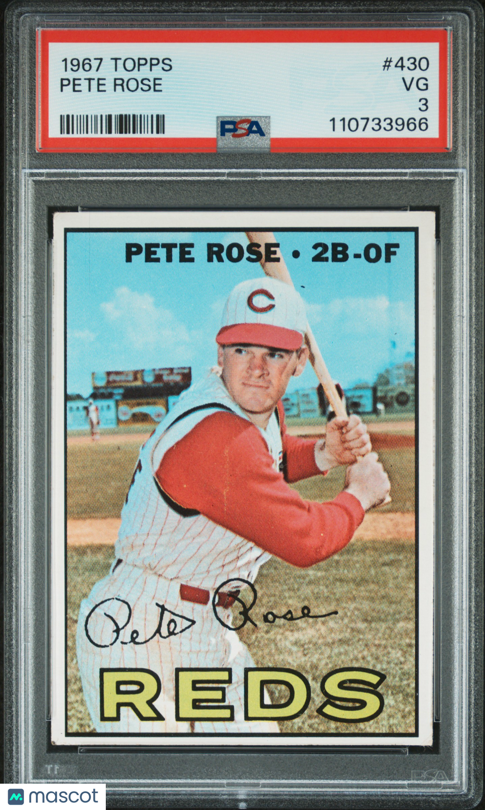 1967 Topps Pete Rose #430 PSA 3
