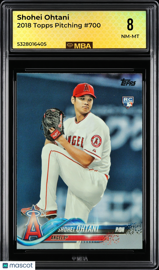 2018 Topps Shohei Ohtani #700 Pitching MBA 8