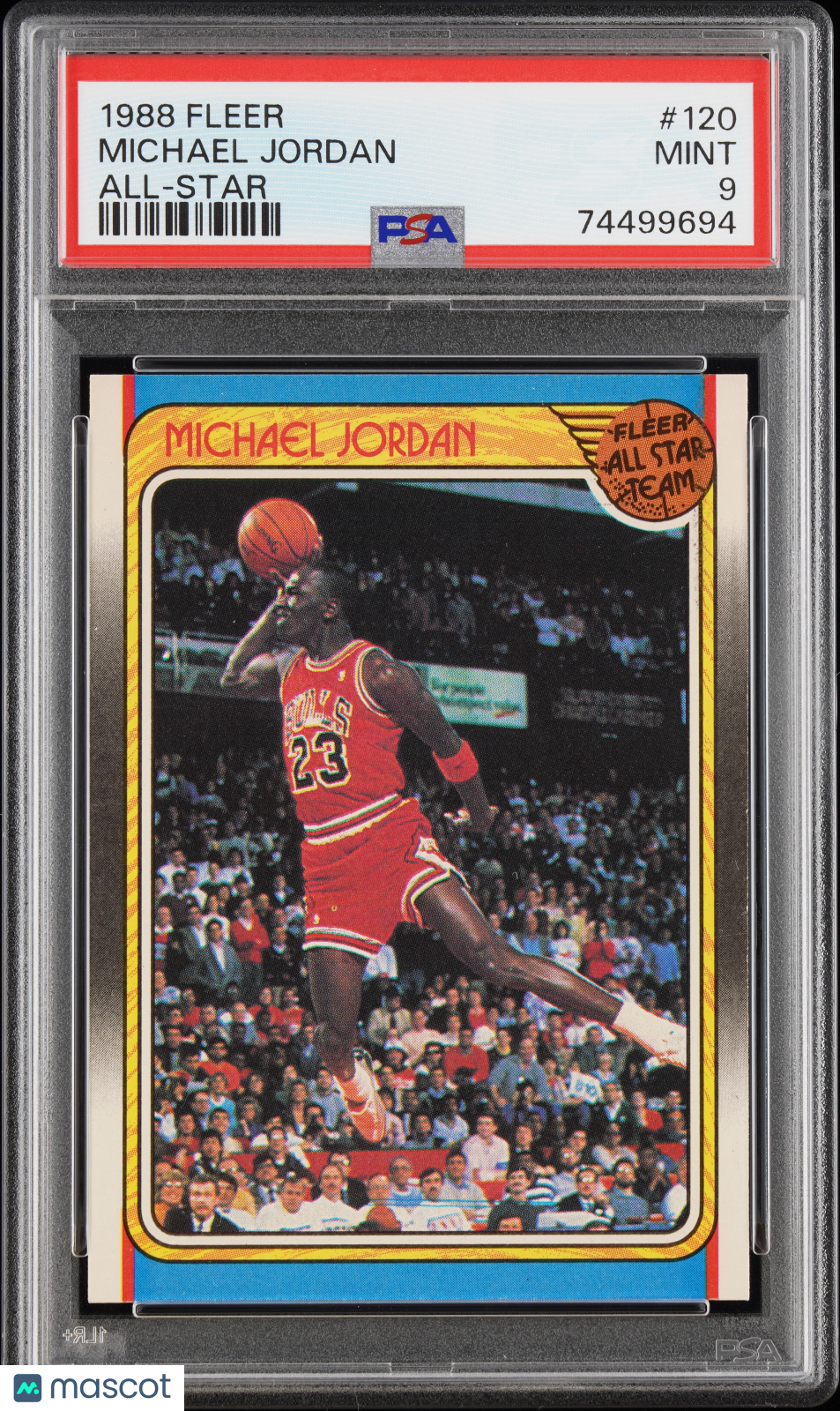 1988 Fleer Michael Jordan #120 All Star PSA 9